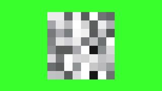 Green Screen Pixelated Mosaic Blur Censor Effect Animated Squares Chroma Key
