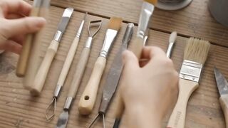 ASMR : Making a flower pot