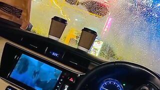 Rainy night driving status