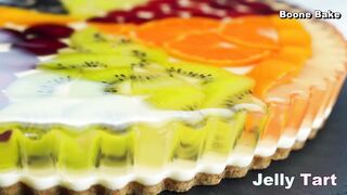 Fruit Honey Jelly Mousse Tart Recipe