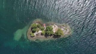 Island Nature Lake Waterfalls