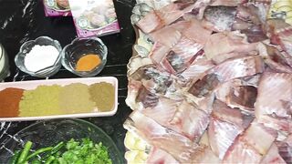 Fish Fry Recipe | 6 Kg Masala Fish Fry  #shorts
