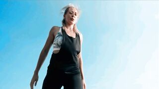 Healthy Lifestyle and Outdoor Fitness Workout by the Waterfront
