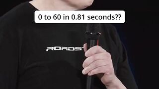 Elon casually demanding a sub-one-second 0-60