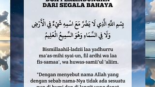 DOA PERLINDUNGAN DARI SEGALA BAHAYA