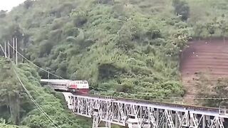 Beutiful landscape train