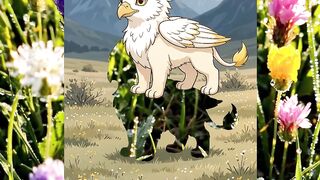 🦁🪽 Baby Griffin Pause Challenge! Can you stop at the perfect moment? Comment PERFECT or MISS! 🎯✨