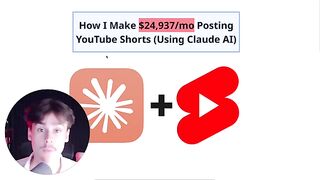 How I Make $24,937/mo Posting YouTube Shorts (Using Claude AI)