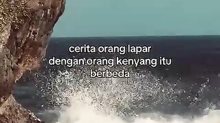 Antara lapar dan kenyang