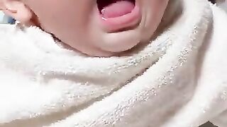 So beautiful video cute baby moment 😍💟💟😍