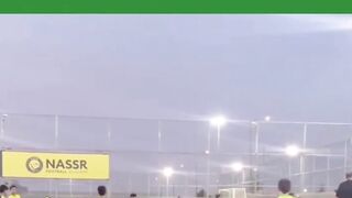 Video memperlihatkan Mateo Ronaldo yang sedang berlatih bersama akademi usia muda Al-Nassr FC