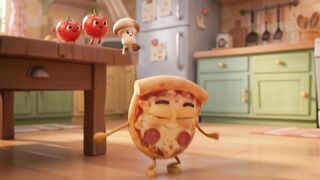 Magical Dancing Pizza Slice & Cute Boy | Fun 3D Animation Cartoon for Kids 4