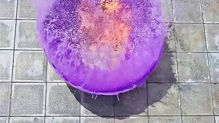 Pink Balloon Art on Wooden Canvas | Creative DIY Painting Project