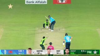Arafat minhas 6 wickets against england great bowling