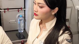 Maya, the beautiful Super Air Jet flight attendant who always looks so elegant while on duty.