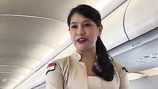 Cabin crew jualan snack di pesawat #pramugaricantik