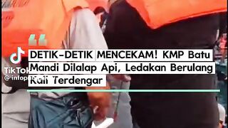 Kebakaran kapal batu mandi