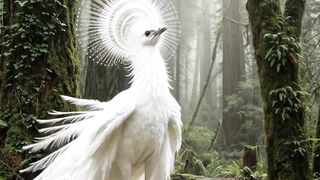 Mystical White Bird of the Ancient Forest ✨🦢 2