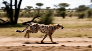 Cheetah Speed 🐆⚡ The Fastest Animal on Earth!