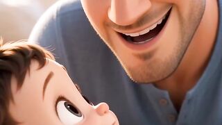 PIXAR ANIMATION, FAMILY FUN, MOM, DAD AND BABY 143
