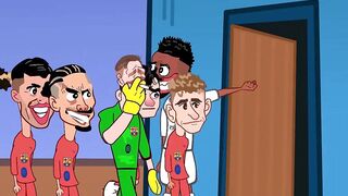 Summary of what happened between Barcelona vs Psg 2-4 in champions League 😁😂.