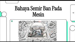 BAHAYA SEMIR BAN PADA MESIN