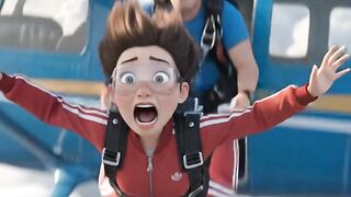 First Time Skydiving - From Scared To Free | 3D Animation