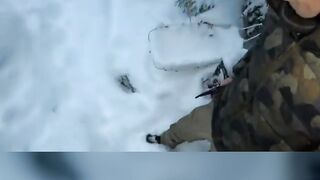 HIS KNEE GAVE OUT DEEP IN THE MOUNTAINS?! 😱 #shorts