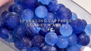 💙 Sparkling Sapphire Water Restock ASMR 🫧 #asmr #water #restock #joinechopartner #5hourambassador