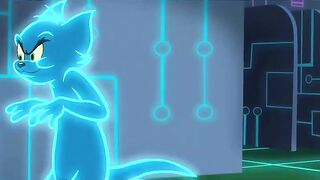 Tom & Jerry Cloned Into CYBER WARRIORS! 🤖⚡💥 (Sci-Fi Dodgeball Battle)