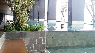 Swimming pool Trembesi hotel