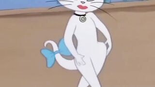 Tom Saw A Gorgeous White Cat Walk By… AND HIS EARS FLEW OFF HIS HEAD! 😻🎩🤯 (The Ultimate Rizz)