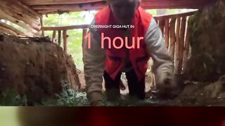 HE STARTED A FIRE IN HIS OWN HUT?! 🔥 #shorts