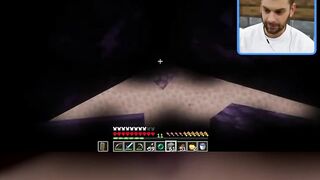 HE ALMOST DIED TO THE ENDER DRAGON?! 😱 #shorts