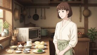 Aiko's Cozy Kitchen | Golden & Creamy Scalloped Potatoes – Heartwarming Anime Cooking
