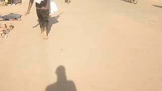 Demonstration at kari market