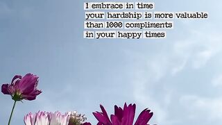 One embrace during a difficult time is worth more than 1,000 compliments. ❤️🥀
