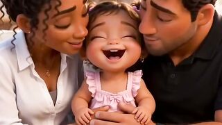 PIXAR ANIMATION, FAMILY FUN, MOM, DAD AND BABY 205