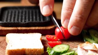 Making a Tiny Club Sandwich 🥪 | Miniature Food ASMR #Shorts