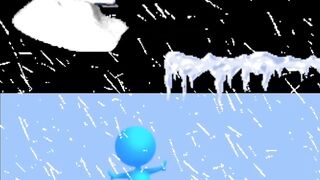 Snow Ball Run Game 😱❄️ | Satisfying Gameplay #shorts