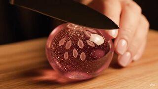 AI Transparent Fruit Cutting | Mesmerizing Satisfying ASMR Video