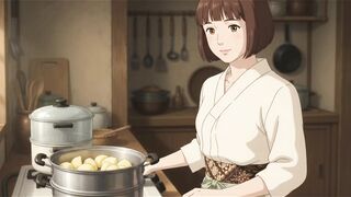 Aiko's Golden Potato Fritters | Indonesian Perkedel Kentang Telur | Cozy Anime Cooking