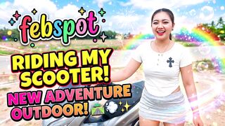 RIDING MY SCOOTER! 🛵💨 My Exciting New Outdoor Adventure!