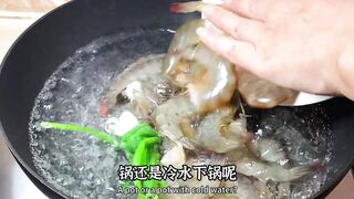 Restaurant‑Style Boiled Shrimp | Boil in Boiling Water & Ice Bath Trick
