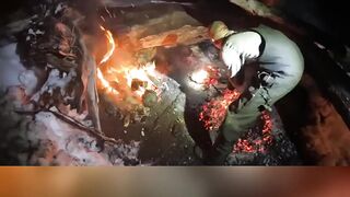 HE BURIED HOT COALS UNDER HIS BED?! 😱 #shorts