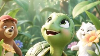 The Turtle Who Was Too Slow 🐢 | A Cute Cartoon Story for Kids 2