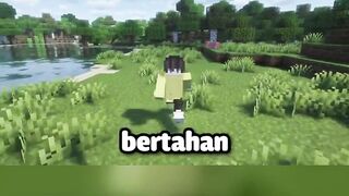 100 HARI HARDCORE TAPI CUMA DI NETHER?! 😱 #shorts