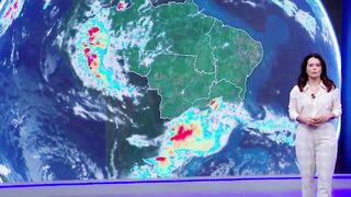 Chuva forte e granizo colocam regiões do Brasil em alerta