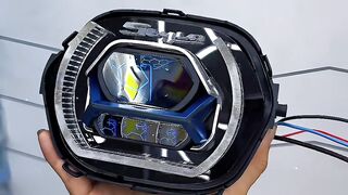 Lampu Tembak AES Turbo BM 3 Inch Bi-Laser Upgrade Version – Super Chip LED, Turbo Fan Anti-Fog, Brightness 300%