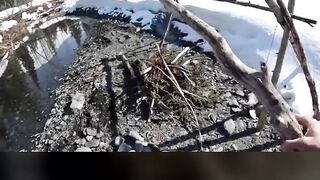 A BONFIRE TO HEAT HIS BED?! 😱 #shorts